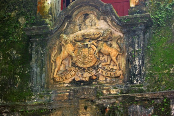 Sri Lanka/ Galle/ Altstadt/ English Royal Crest