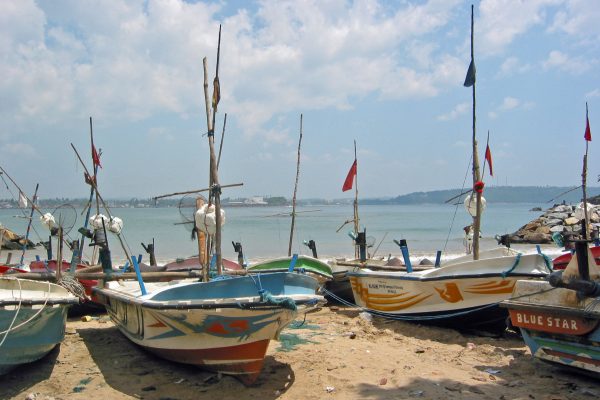 Sri Lanka/ Galle/ Hafen/ Fischerboote neu
